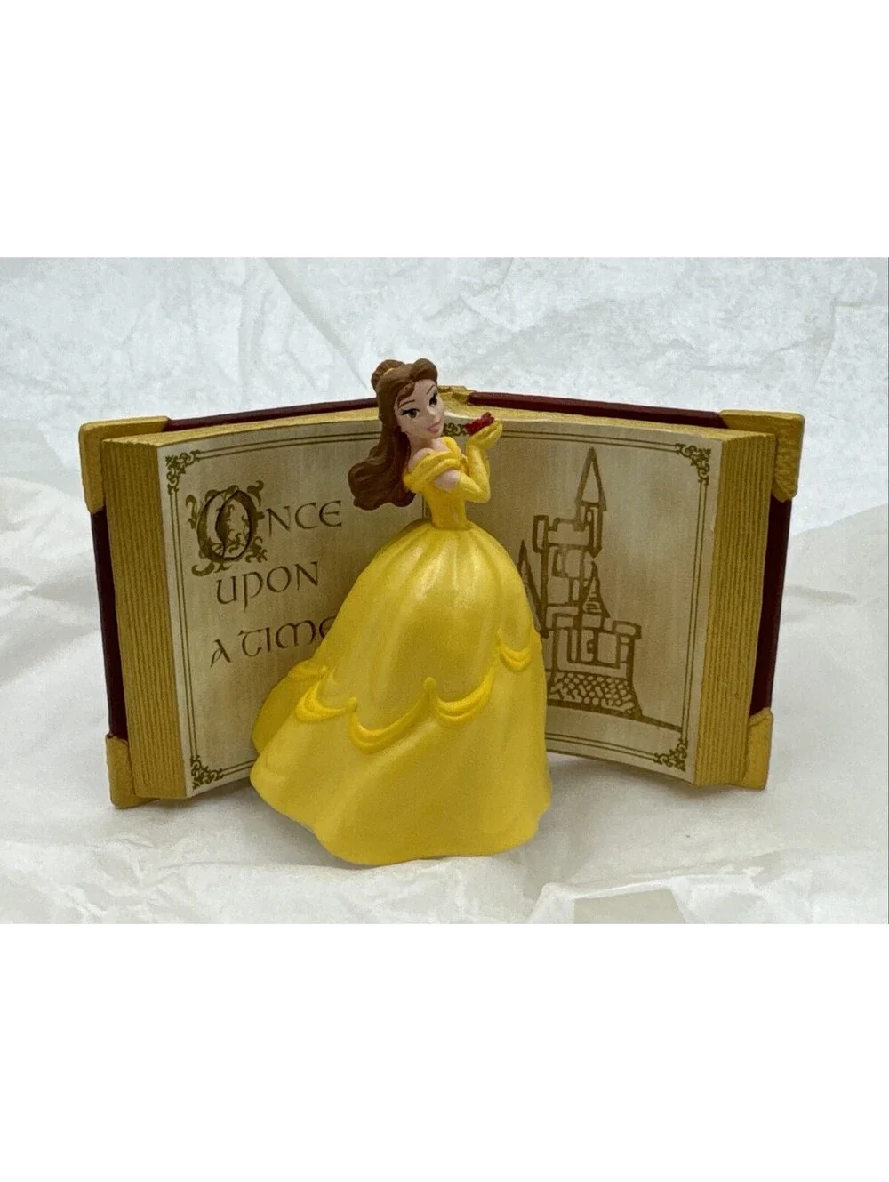 2010 Hallmark Disney Beauty and the Beast Once Upon A Time Book Ornament New